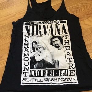 Nirvana concert tank